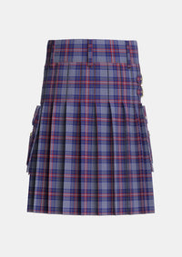 Utility_Parker_Dress_USA_Tartan_6446_kilt_back_image_with_pleated_design_and_adjustable_buckles_for_men