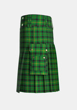 Utility_Paton_tartan_2128_kilt_left_image_with_pleated_design_and_adjustable_buckles_for_men