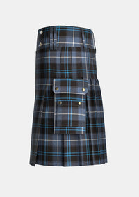Utility_Patriot_Ancient_tartan_7343_kilt_left_image_with_pleated_design_and_adjustable_buckles_for_men