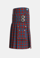 Utility_Patterson_John_Personal_Tartan_2191_kilt_right_image_with_pleated_design_and_adjustable_buckles_for_men