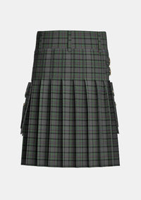 Utility_Patterson_Robert_Family_Tartan_14997_kilt_back_image_with_pleated_design_and_adjustable_buckles_for_men