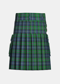 Utility_Peebles_Beltane_Centenary_Tartan_5403_kilt_back_image_with_pleated_design_and_adjustable_buckles_for_men