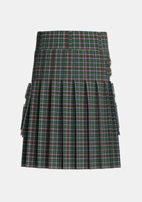 Utility_Penman_2_Tartan_167_kilt_back_image_with_pleated_design_and_adjustable_buckles_for_men