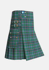Utility_Penman_Tartan_166_kilt_side_image_with_pleated_design_and_adjustable_buckles_for_men
