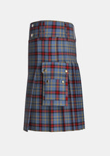 Utility_Perkins_Tartan_11211_kilt_left_image_with_pleated_design_and_adjustable_buckles_for_men
