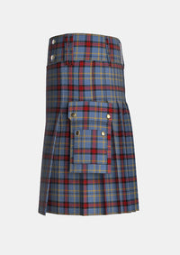 Utility_Perkins_Tartan_11211_kilt_left_image_with_pleated_design_and_adjustable_buckles_for_men