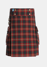 Utility_Perry_Dress_Personal_Tartan_1214_kilt_front_image_with_pleated_design_and_adjustable_buckles_for_men