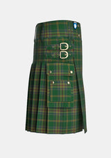 Utility_Perth_County_Tartan_11714_kilt_right_image_with_pleated_design_and_adjustable_buckles_for_men