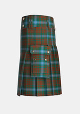 Utility_Phelan_T_Tartan_14835_kilt_left_image_with_pleated_design_and_adjustable_buckles_for_men
