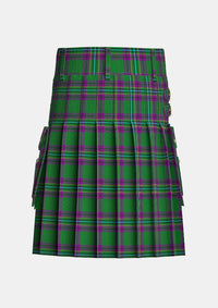 Utility_Powell_Tartan_11787_kilt_back_image_with_pleated_design_and_adjustable_buckles_for_men