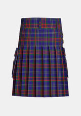 Utility_Prentice_M_Tartan_14047_kilt_back_image_with_pleated_design_and_adjustable_buckles_for_men