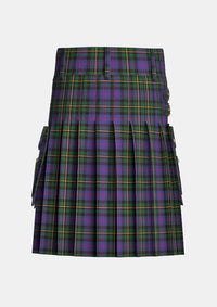 Utility_Price_Powell_Tartan_10295_kilt_back_image_with_pleated_design_and_adjustable_buckles_for_men
