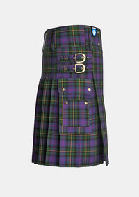 Utility_Price_Powell_Tartan_10295_kilt_right_image_with_pleated_design_and_adjustable_buckles_for_men