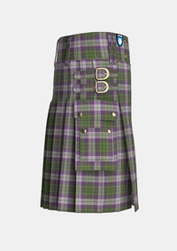 Utility_Prickly_Thistle_Tartan_10805_kilt_right_image_with_pleated_design_and_adjustable_buckles_for_men