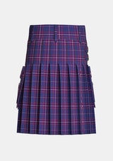 Utility_Pride_of_Fife_Tartan_3123_kilt_back_image_with_pleated_design_and_adjustable_buckles_for_men