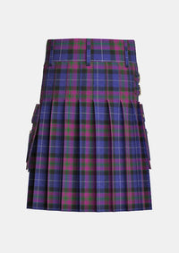 Utility_Pride_of_Scotland_tartan_2469_kilt_back_image_with_pleated_design_and_adjustable_buckles_for_men