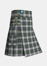 Utility_Pritchard_Tartan_4172_kilt_side_image_with_pleated_design_and_adjustable_buckles_for_men