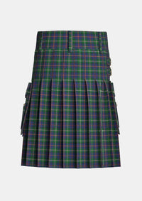Utility_Purves_Tartan_11173_kilt_back_image_with_pleated_design_and_adjustable_buckles_for_men