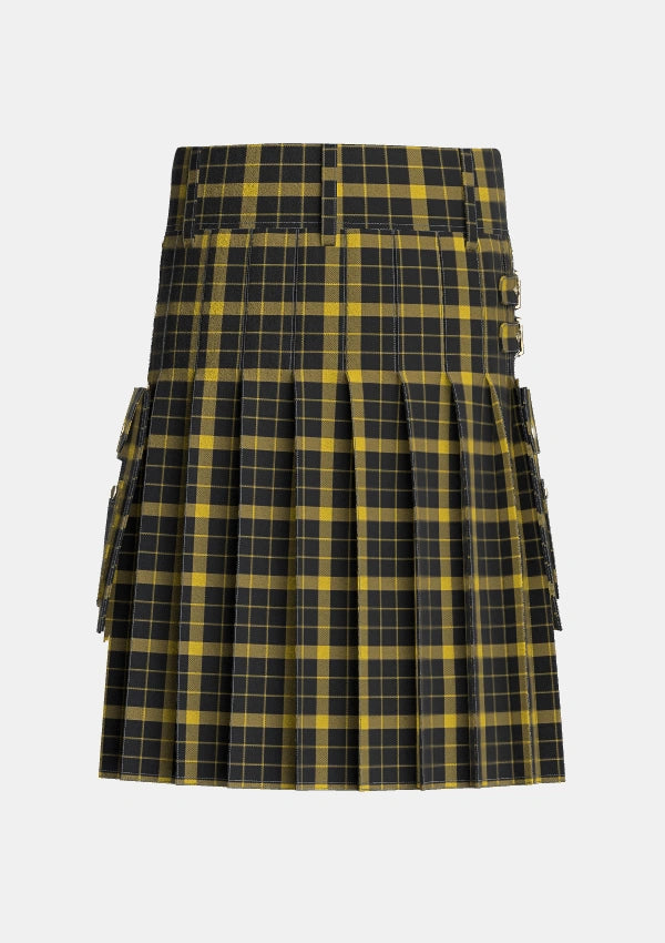 Utility_Raeburn_Tartan_1275_kilt_back_image_with_pleated_design_and_adjustable_buckles_for_men