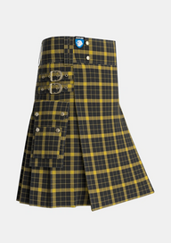 Utility_Raeburn_Tartan_1275_kilt_side_image_with_pleated_design_and_adjustable_buckles_for_men