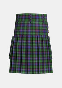 Utility_Rankin_Dalgleish_2_Tartan_3152_kilt_back_image_with_pleated_design_and_adjustable_buckles_for_men