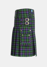 Utility_Rankin_Dalgleish_2_Tartan_3152_kilt_right_image_with_pleated_design_and_adjustable_buckles_for_men