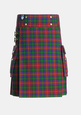 Utility_Rattray_of_Lude_Tartan_1096_kilt_front_image_with_pleated_design_and_adjustable_buckles_for_men