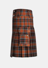 Utility_Read_Peter_Dress_Tartan_11008_kilt_left_image_with_pleated_design_and_adjustable_buckles_for_men
