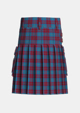 Utility_Reagan_Tartan_6427_kilt_back_image_with_pleated_design_and_adjustable_buckles_for_men