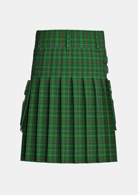 Utility_Redmond_Tartan_11099_kilt_back_image_with_pleated_design_and_adjustable_buckles_for_men