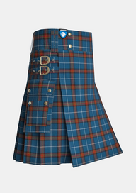Utility_Reese_Tartan_6915_kilt_side_image_with_pleated_design_and_adjustable_buckles_for_men