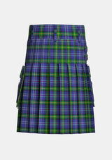 Utility_Renfrewshire_Tartan_2560_kilt_back_image_with_pleated_design_and_adjustable_buckles_for_men