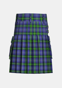 Utility_Renfrewshire_Tartan_2560_kilt_back_image_with_pleated_design_and_adjustable_buckles_for_men
