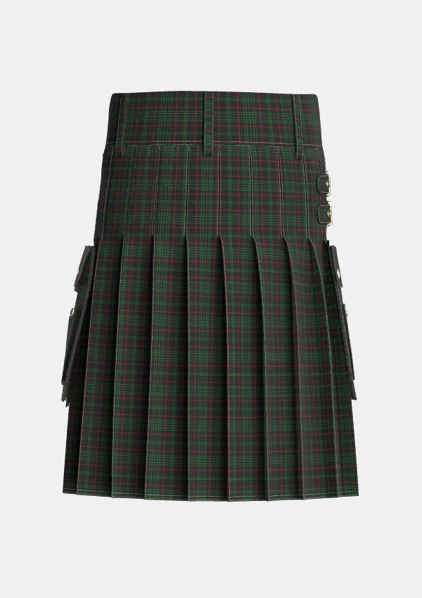 Utility_Renwick_2_Tartan_787_kilt_back_image_with_pleated_design_and_adjustable_buckles_for_men