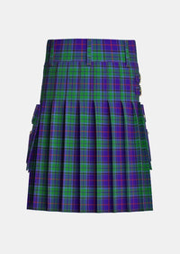 Utility_Robert_Burns_Legacy_tartan_6843_kilt_back_image_with_pleated_design_and_adjustable_buckles_for_men