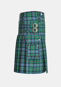 Utility_Robertson_Hunting_Ancient_Tartan_kilt_right_image_with_pleated_design_and_adjustable_buckles_for_men
