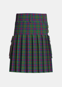 Utility_Robertson_Struan_Tartan_530_kilt_back_image_with_pleated_design_and_adjustable_buckles_for_men