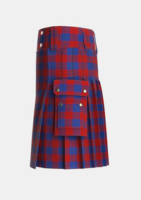 Utility_Robinson_Dress_Pendleton_1_Tartan_739_kilt_left_image_with_pleated_design_and_adjustable_buckles_for_men
