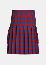 Utility_Robinson_Dress_tartan_739_kilt_back_image_with_pleated_design_and_adjustable_buckles_for_men
