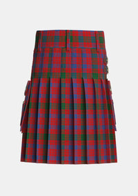 Utility_Ross_5_Tartan_882_kilt_back_image_with_pleated_design_and_adjustable_buckles_for_men