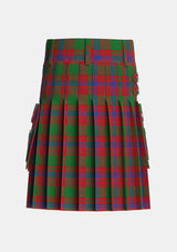Utility_Ross_6_Tartan_883_kilt_back_image_with_pleated_design_and_adjustable_buckles_for_men