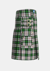 Utility_Ross_Arisaid_Tartan_3170_kilt_right_image_with_pleated_design_and_adjustable_buckles_for_men