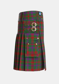 Utility_Ross_Wilsons_Tartan_3560_kilt_right_image_with_pleated_design_and_adjustable_buckles_for_men