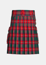 Utility_RoxBurgh_tartan_160_kilt_back_image_with_pleated_design_and_adjustable_buckles_for_men