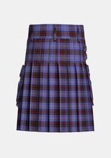 Utility_Rutherford_tartan_6926_kilt_back_image_with_pleated_design_and_adjustable_buckles_for_men