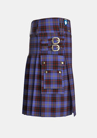 Utility_Rutherford_tartan_6926_kilt_right_image_with_pleated_design_and_adjustable_buckles_for_men