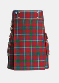 Utility_Ruthven_VS_Tartan_1521_kilt_front_image_with_pleated_design_and_adjustable_buckles_for_men