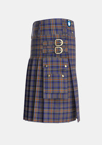 Utility_Ruxton_Dress_Tartan_2380_kilt_right_image_with_pleated_design_and_adjustable_buckles_for_men