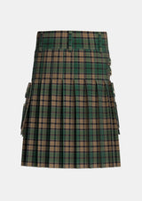 Utility_Sackett_Tartan_6918_kilt_back_image_with_pleated_design_and_adjustable_buckles_for_men