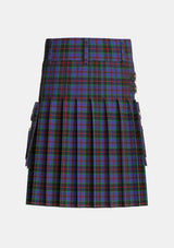 Utility_Sandberg_Tartan_6860_kilt_back_image_with_pleated_design_and_adjustable_buckles_for_men